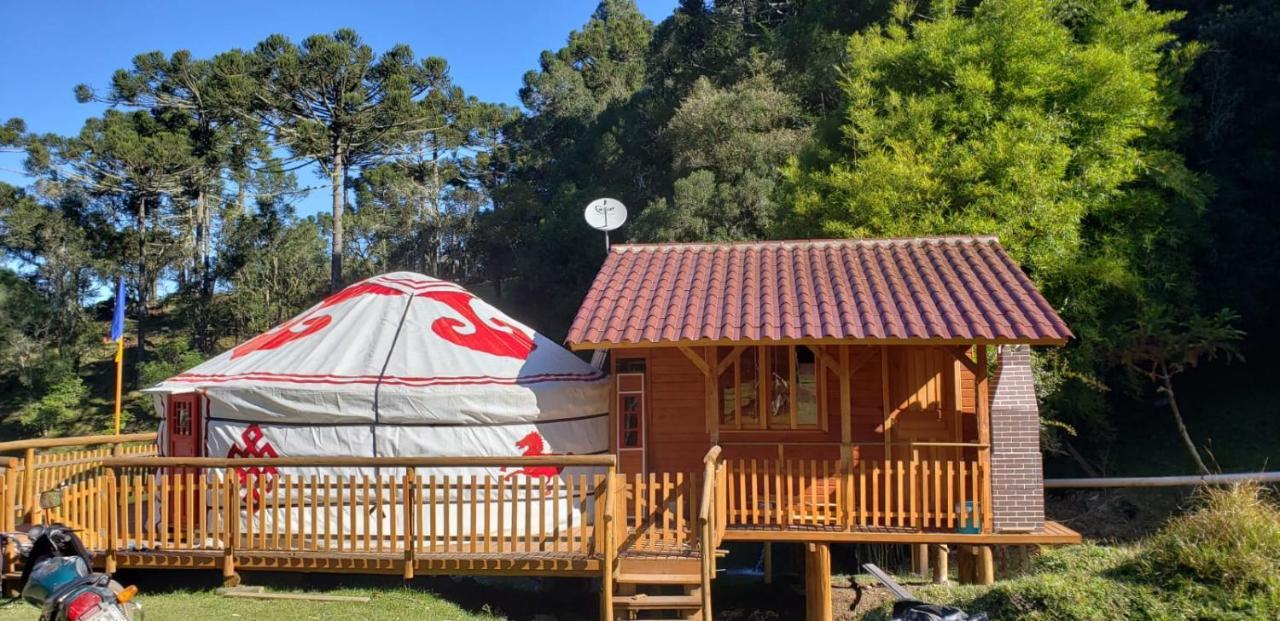 Casa Campo Yurt 3 Aconchego tenda mongólica Wifi Urubici Exterior foto